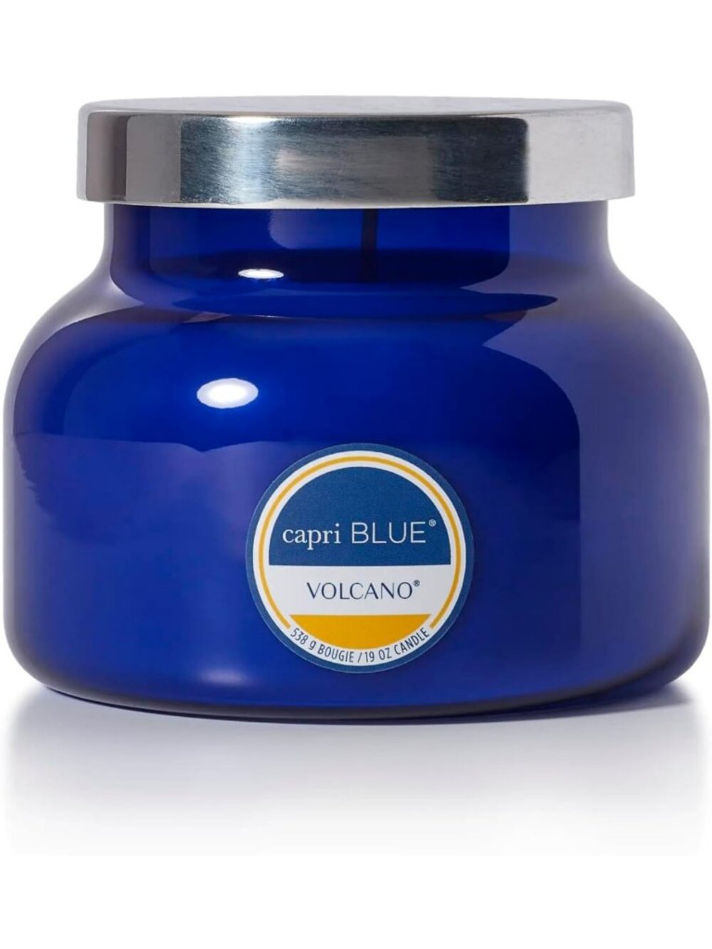 Luxury Volcano Scented Candle - Tropical Fruit & Citrus Aroma - 19 oz Glass Jar